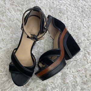 Botkier Paloma Platform Ankle Strap Sandal Heels size 6